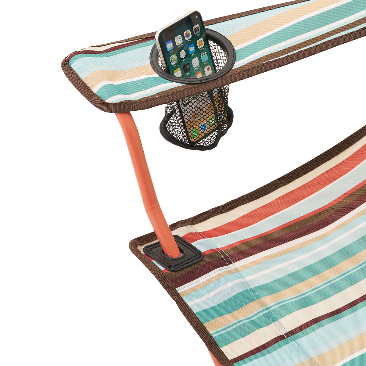 neos アームチェア2脚セット（ブルーストライプ） 家具