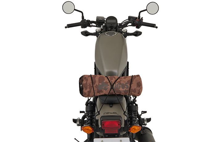 収納幅45cmで、バイクの荷台にもぴったりなサイズ