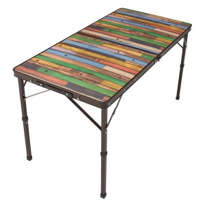 Old Wooden 丸洗いダイニングテーブル 12060