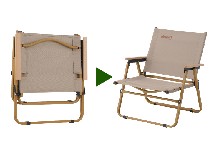 簡単設営＆コンパクト収納