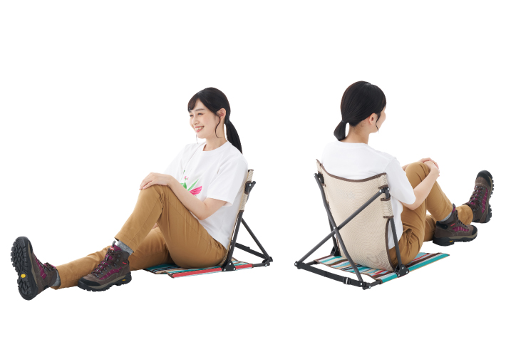 くつろぎやすい座椅子タイプ