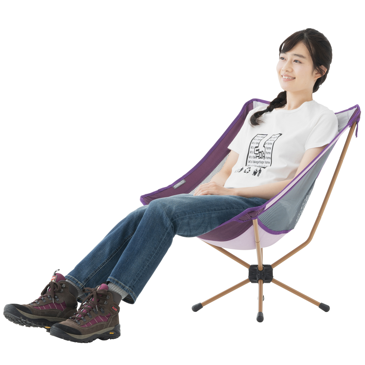 LOGOS Life バケットチェア(カラフルロゴス)|ギア|家具|チェア LOGOS Life バケットチェア(カラフルロゴス)|ギア|家具|チェア