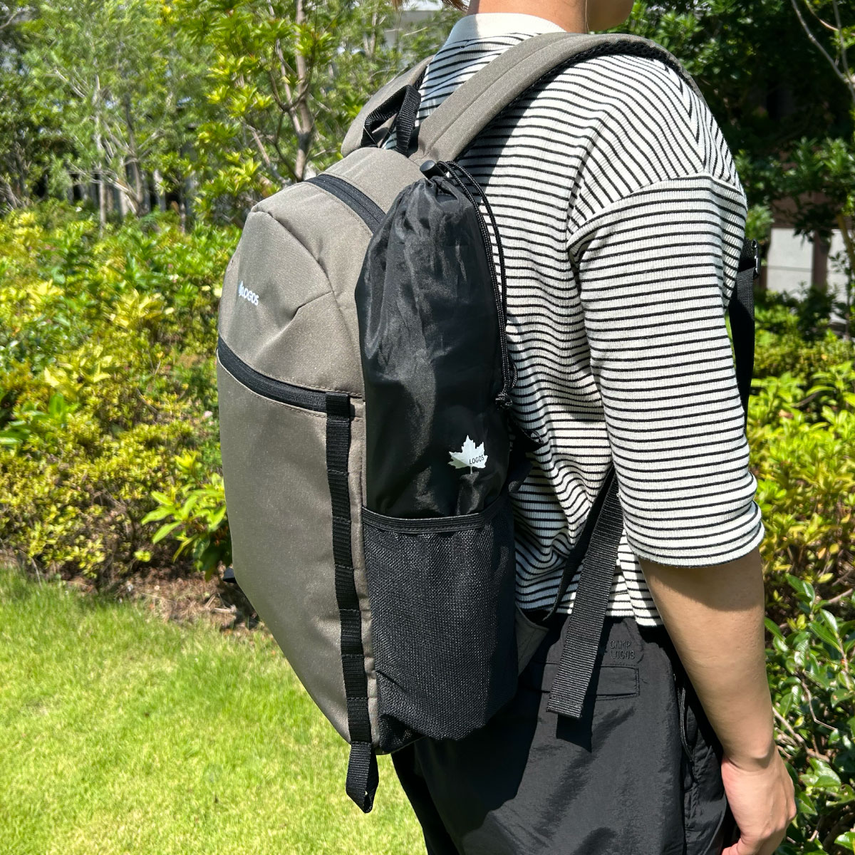 LOGOS チェア 万博 アウトドア コンパクト 軽量 椅子 ワンポール 折りたたみ