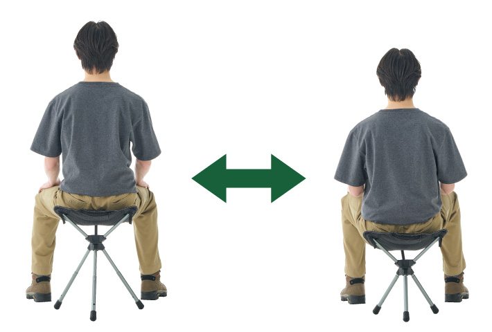 ハイ&ローで座り方2WAY