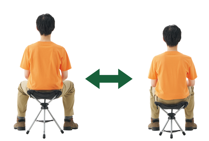 シーンに合わせて高さ2段階調整