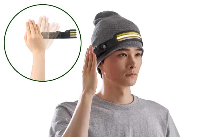 センサーモード搭載で、ON/OFFは手をかざすだけ