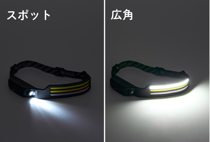 広角とスポットの２WAY