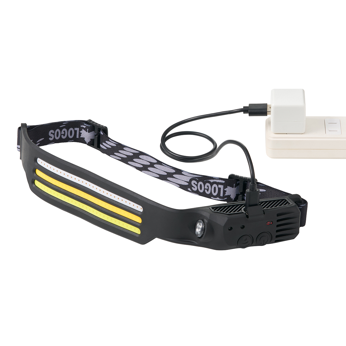 野電 ノンタッチヘッドバンドライト・USB 野電