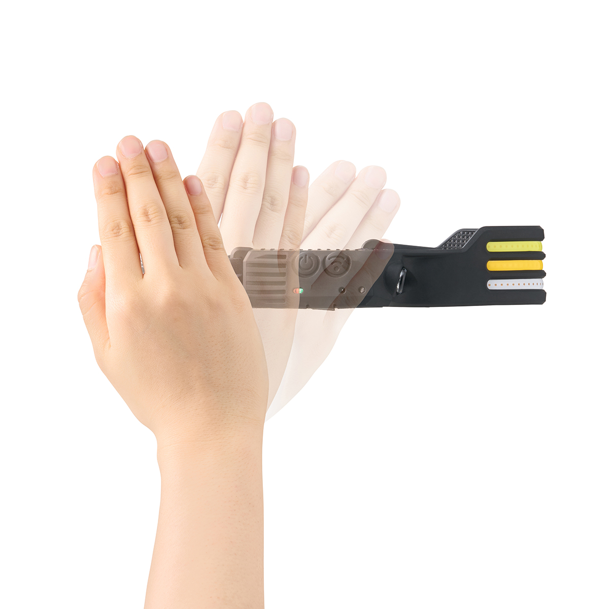 野電 ノンタッチヘッドバンドライト・USB 野電