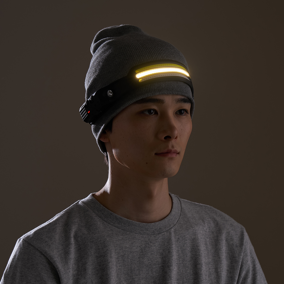 野電 ノンタッチヘッドバンドライト・USB 野電