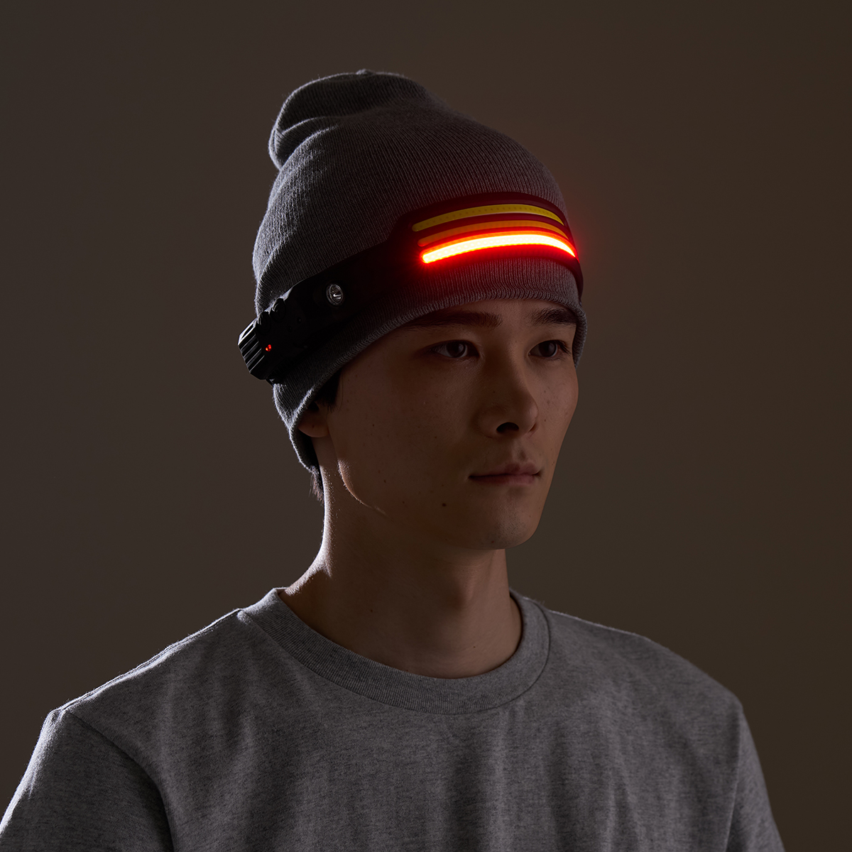 野電 ノンタッチヘッドバンドライト・USB 野電