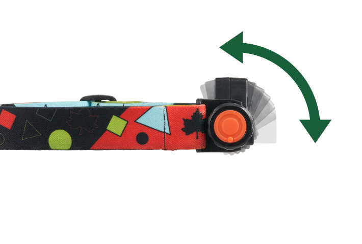 フレキシブルに角度調整OK