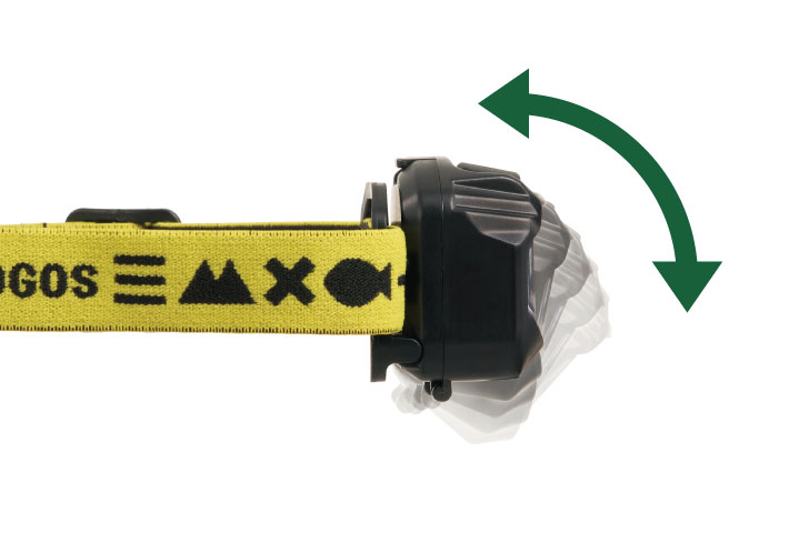 フレキシブルに角度調整OK