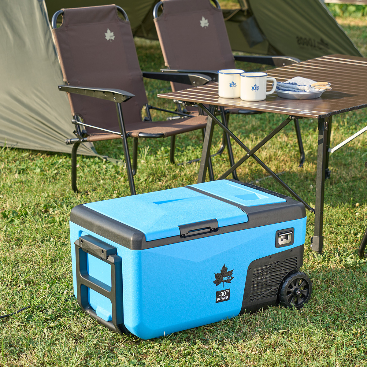 （野電）エレキャン・凍結冷凍冷蔵庫 25-BF（-30℃/20℃ 2ドア ホイール） 野電