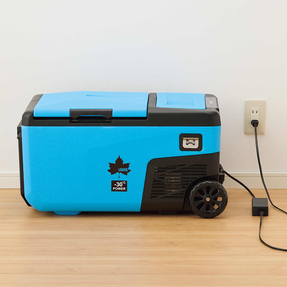 （野電）エレキャン・凍結冷凍冷蔵庫 25-BF（-30℃/20℃ 2ドア ホイール） 野電