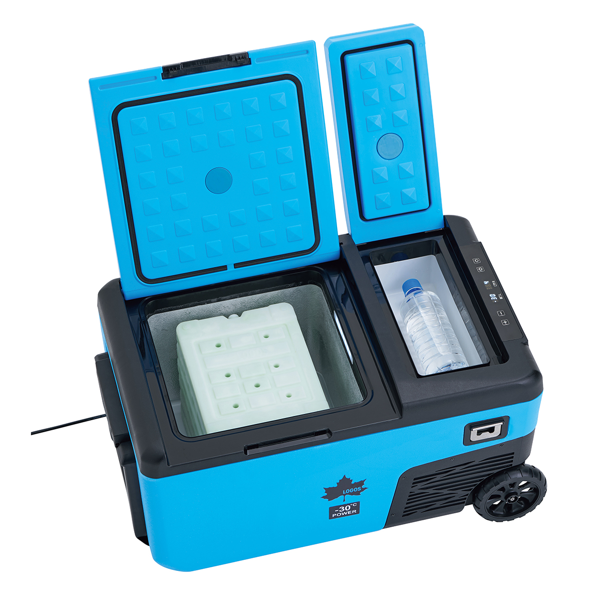 （野電）エレキャン・凍結冷凍冷蔵庫 25-BF（-30℃/20℃ 2ドア ホイール） 野電