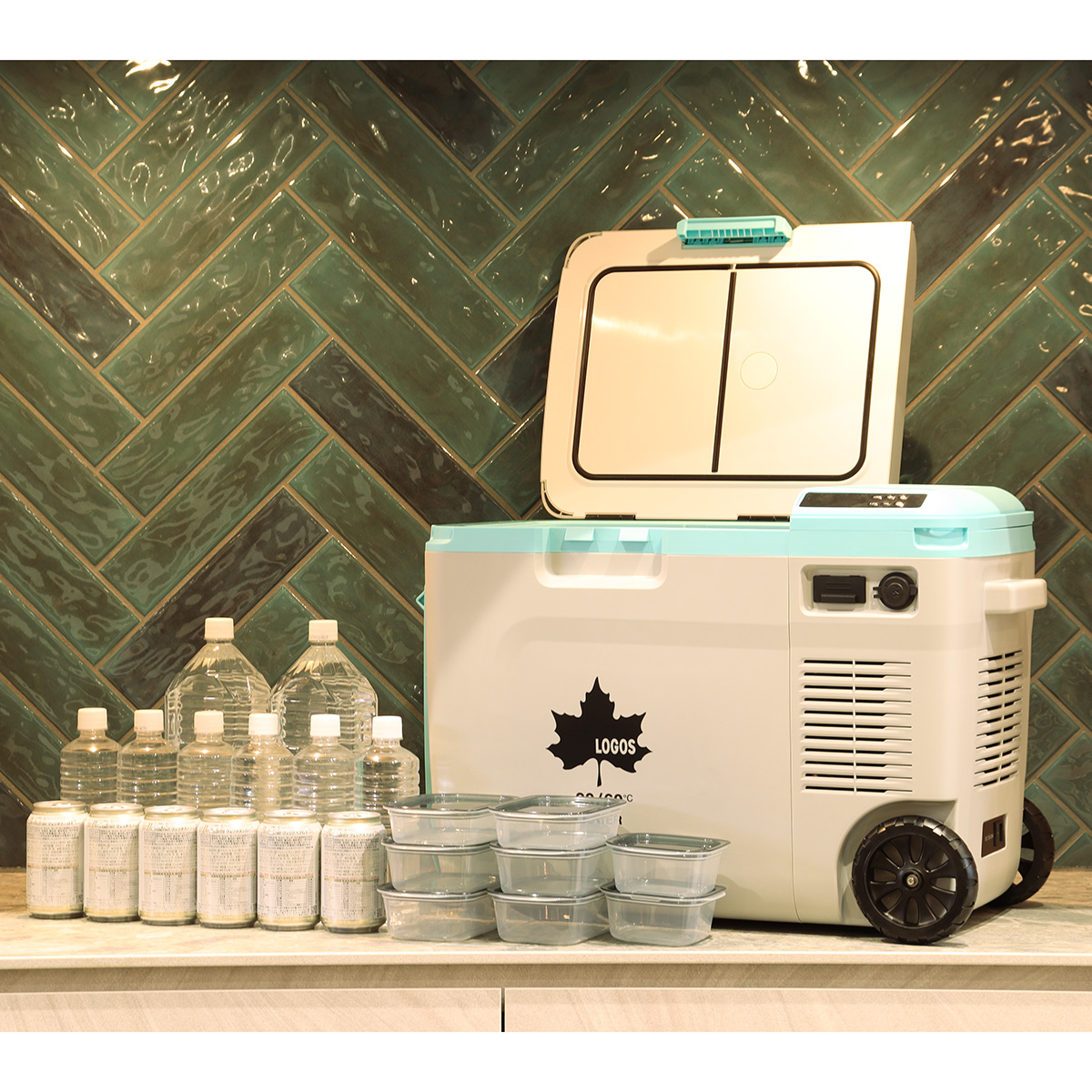 （野電）エレキャン・温冷/冷凍庫 27-BF（-20℃/60℃ ホイール） 野電