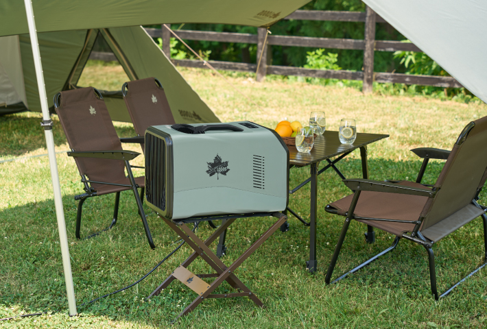 簡単設置！アウトドアでも使える