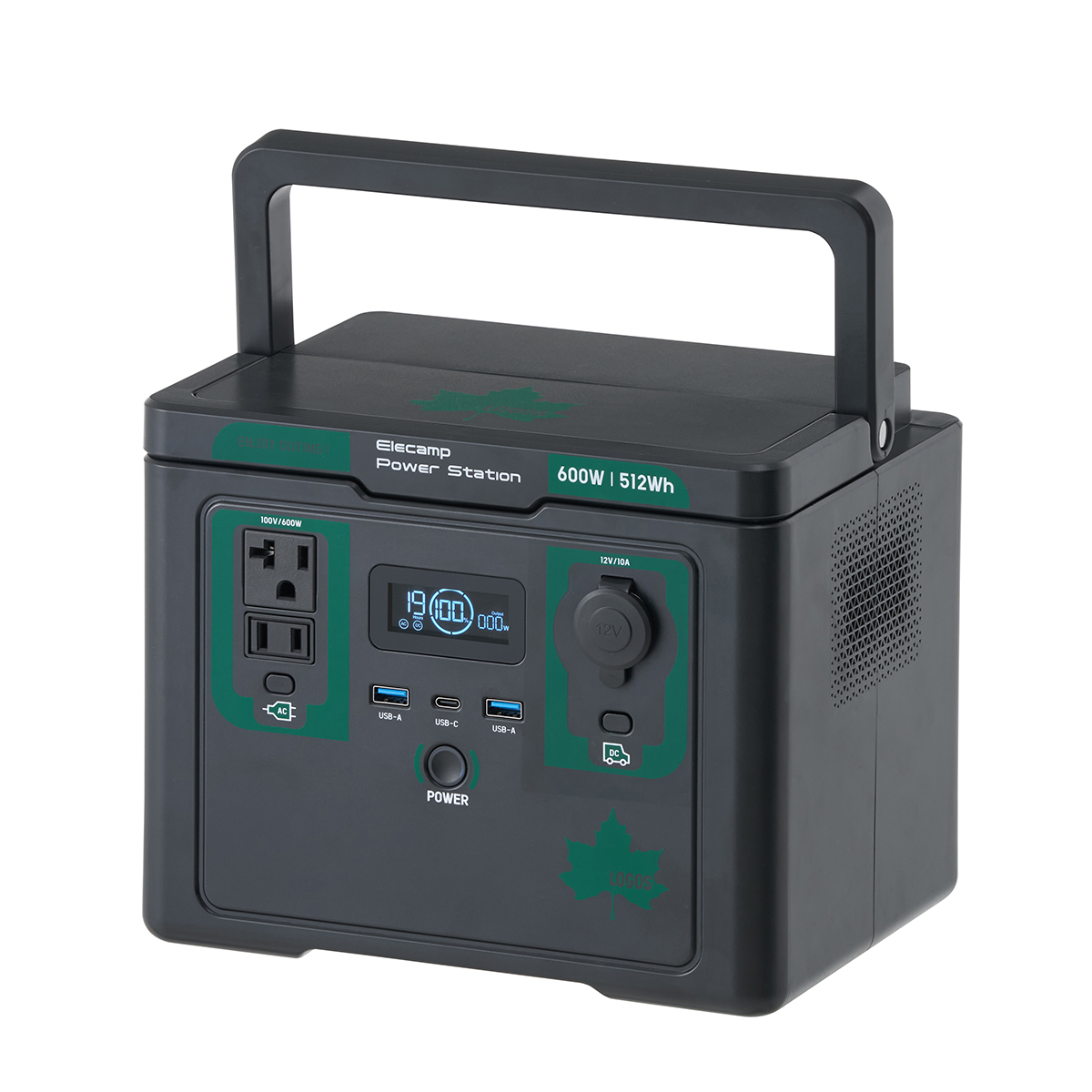 【6月25日発売開始】（野電）エレキャン・パワーステーション ポータブル電源 Pro600  （600W/512Wh） 野電