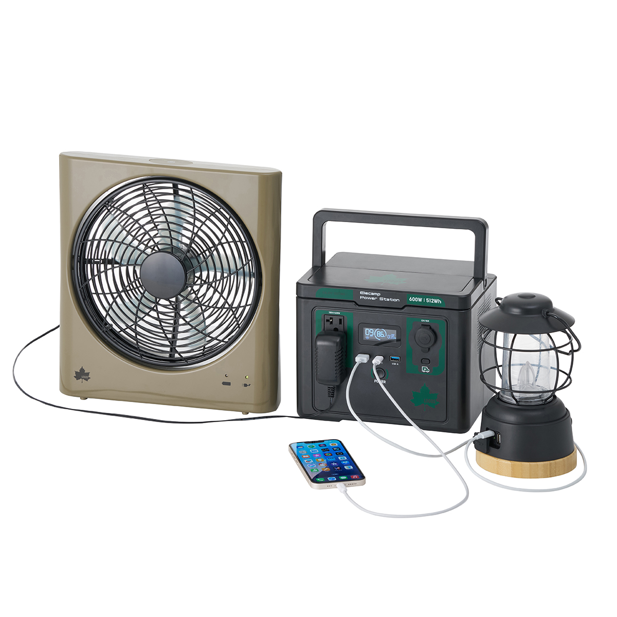 【6月25日発売開始】（野電）エレキャン・パワーステーション ポータブル電源 Pro600  （600W/512Wh） 野電