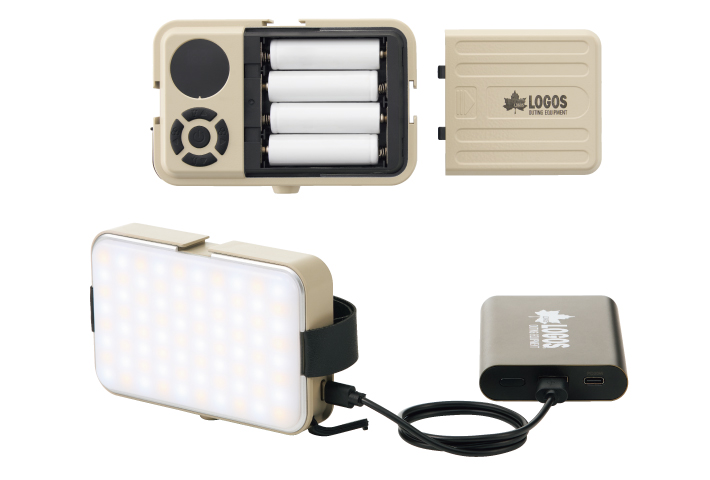 乾電池とモバイルバッテリーの2WAY電源