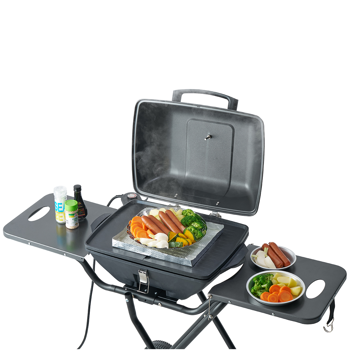 （野電）エレキャン・エレグリルPRO グリル・たき火・キャンドル