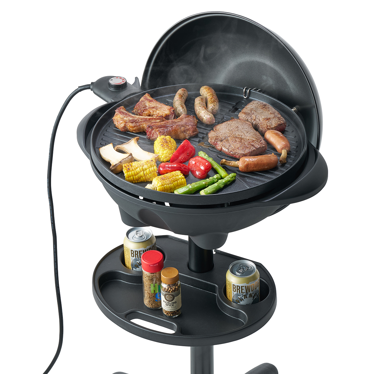 （野電）エレキャン・ファミリーエレグリル グリル・たき火・キャンドル