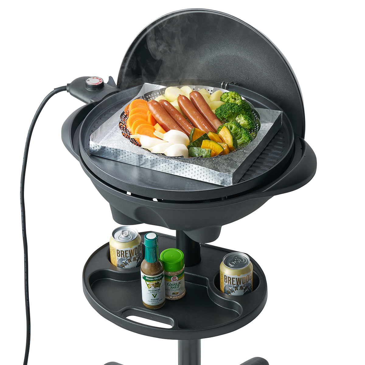 （野電）エレキャン・ファミリーエレグリル グリル・たき火・キャンドル