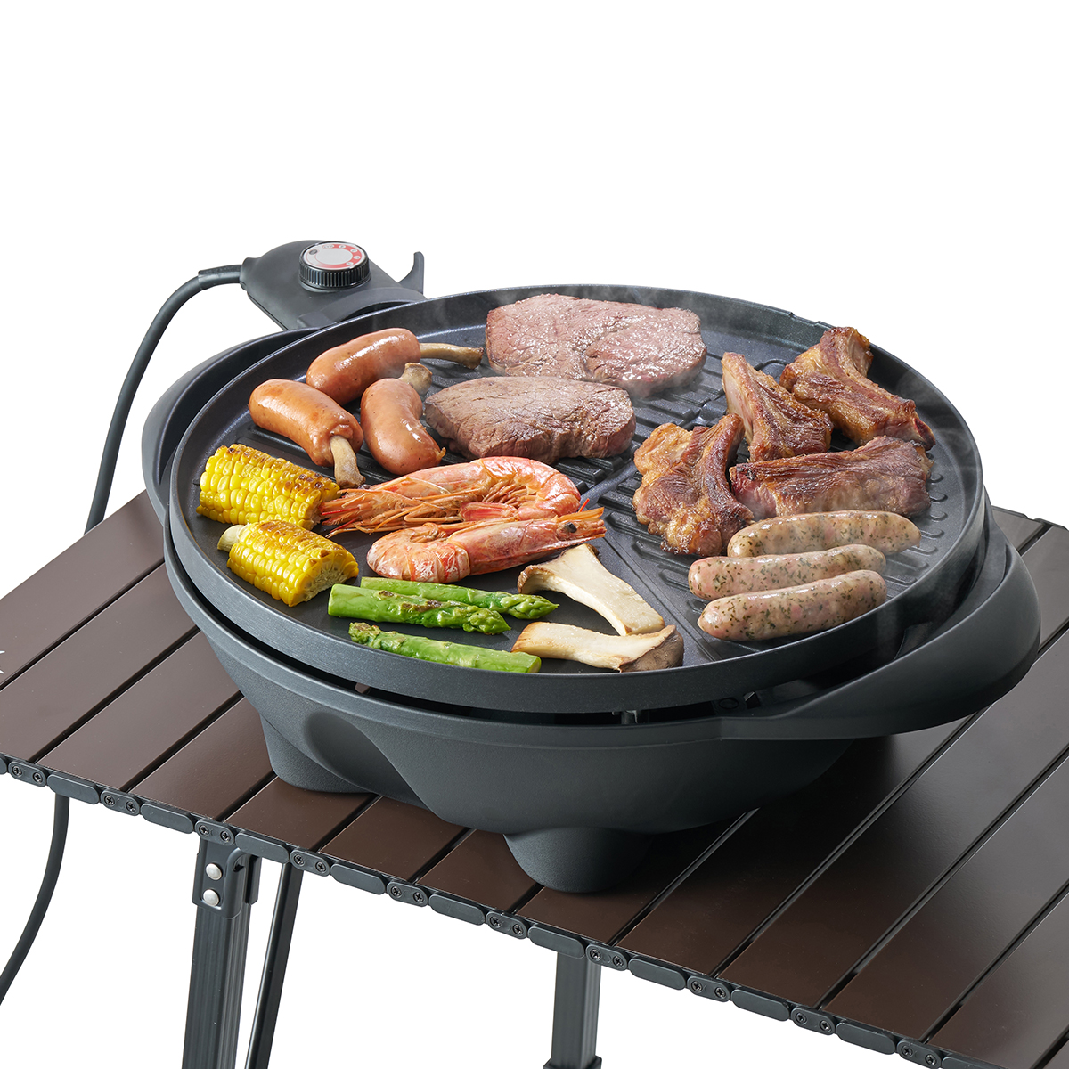 （野電）エレキャン・ファミリーエレグリル グリル・たき火・キャンドル