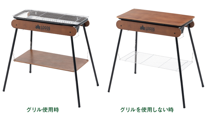 付属の木製パネルが天板&ラック棚に!