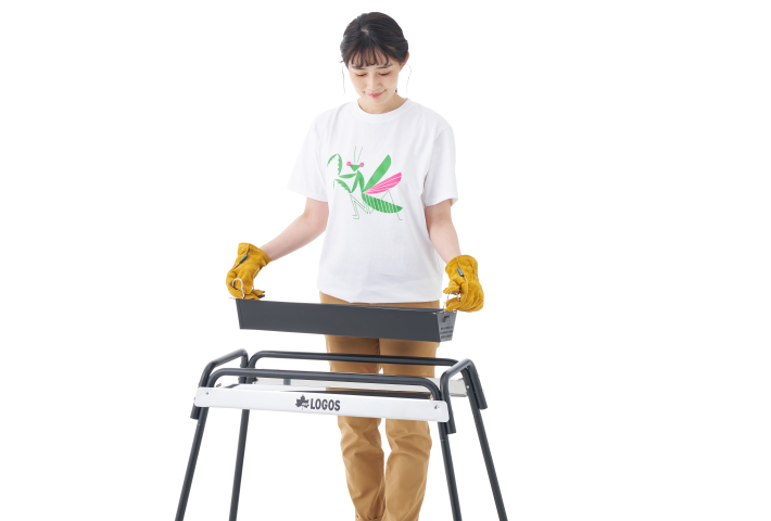 火床だけを持ち運べるからお掃除が楽々