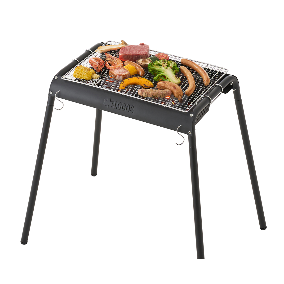 【2月26日販売開始】LOGOS スライドグリル M グリル・たき火・キャンドル