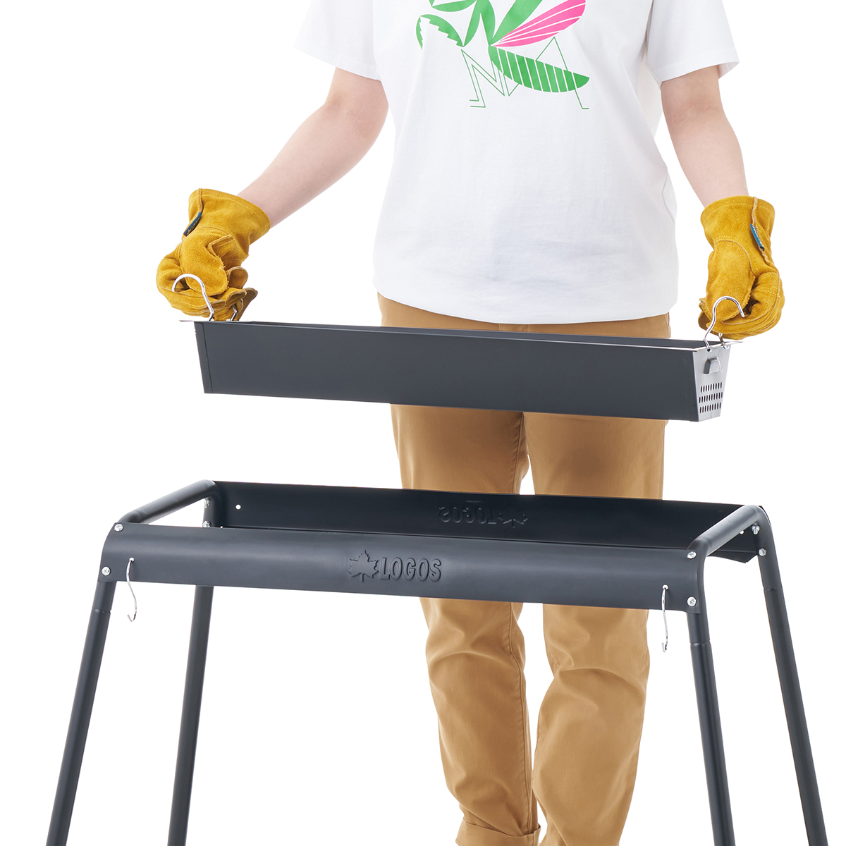 【2月26日販売開始】LOGOS スライドグリル L グリル・たき火・キャンドル