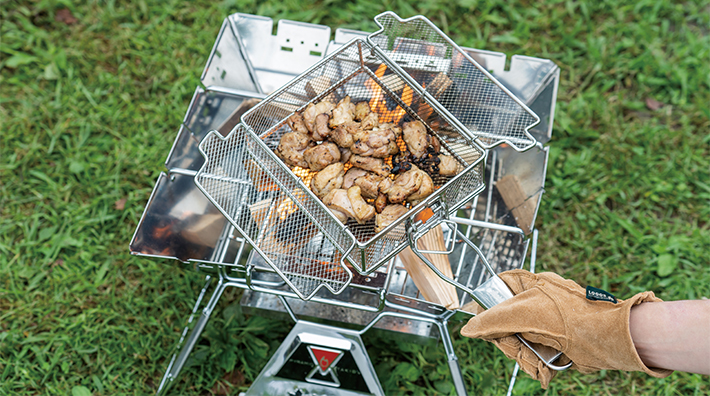 炭火もも焼き器