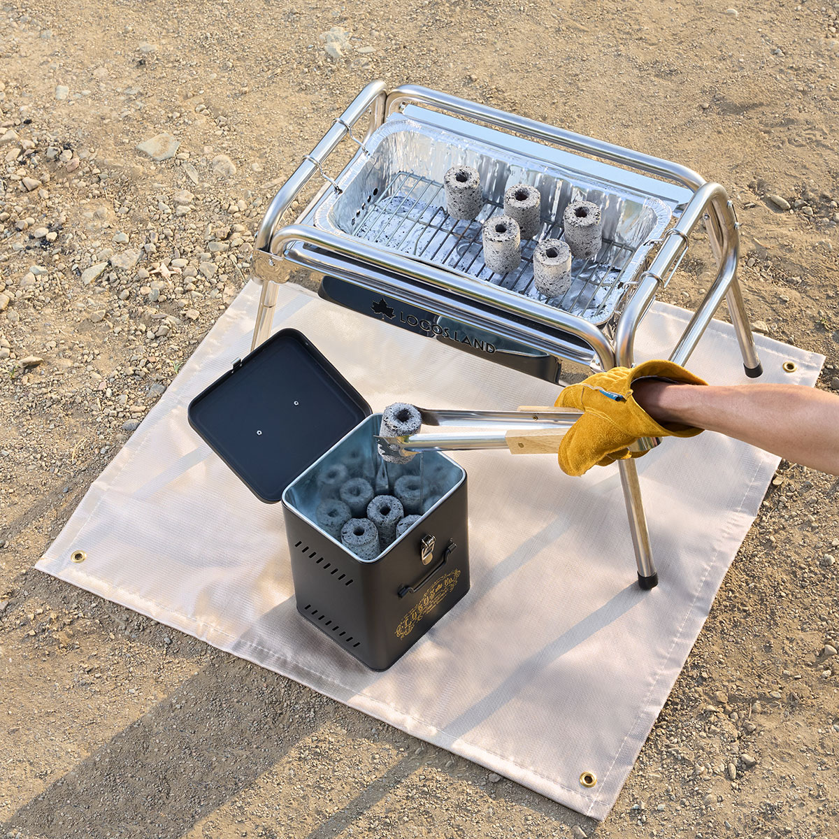 LOGOS お手軽火消し箱 グリル・たき火・キャンドル