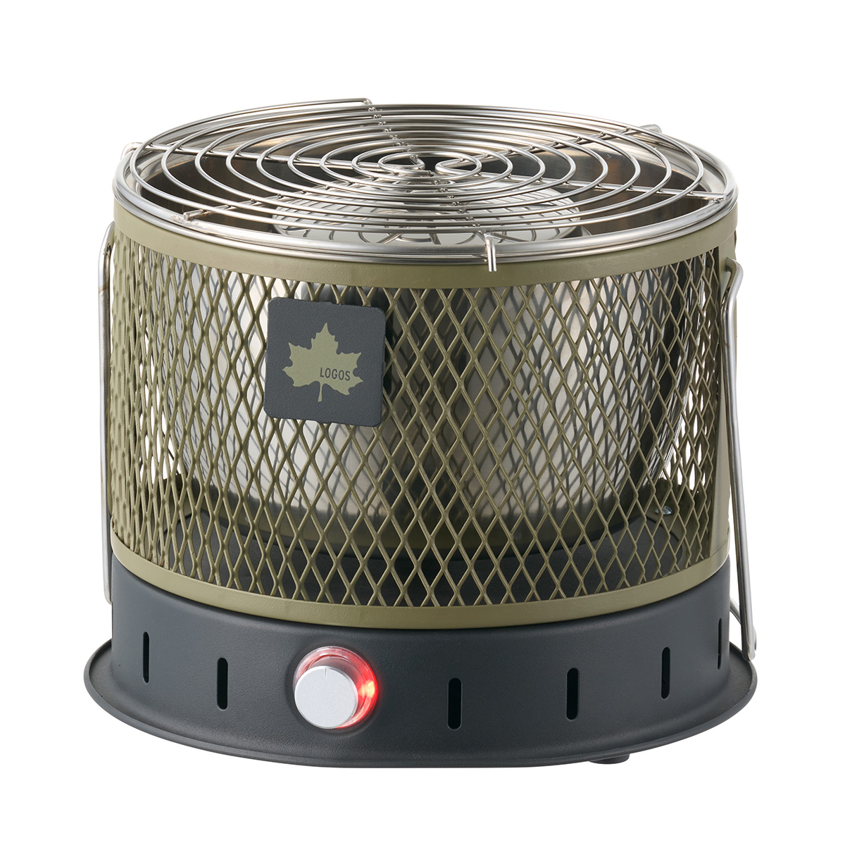 【1月下旬発売開始予定】LOGOS 無煙 メシ暖房グリル（ファンの力で火力抜群） グリル・たき火・キャンドル