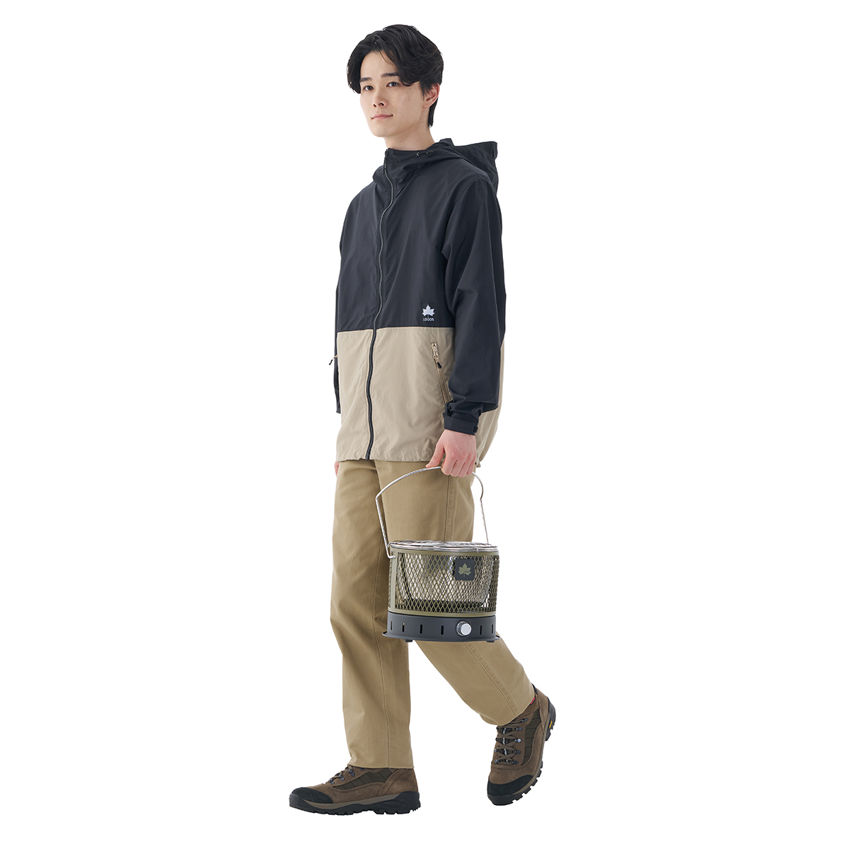 【1月下旬発売開始予定】LOGOS 無煙 メシ暖房グリル（ファンの力で火力抜群） グリル・たき火・キャンドル