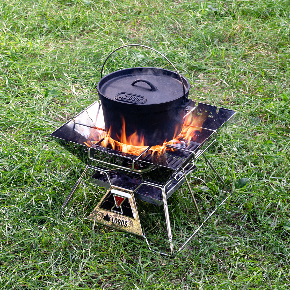 ピラミッド・仕切ゴトク L グリル・たき火・キャンドル