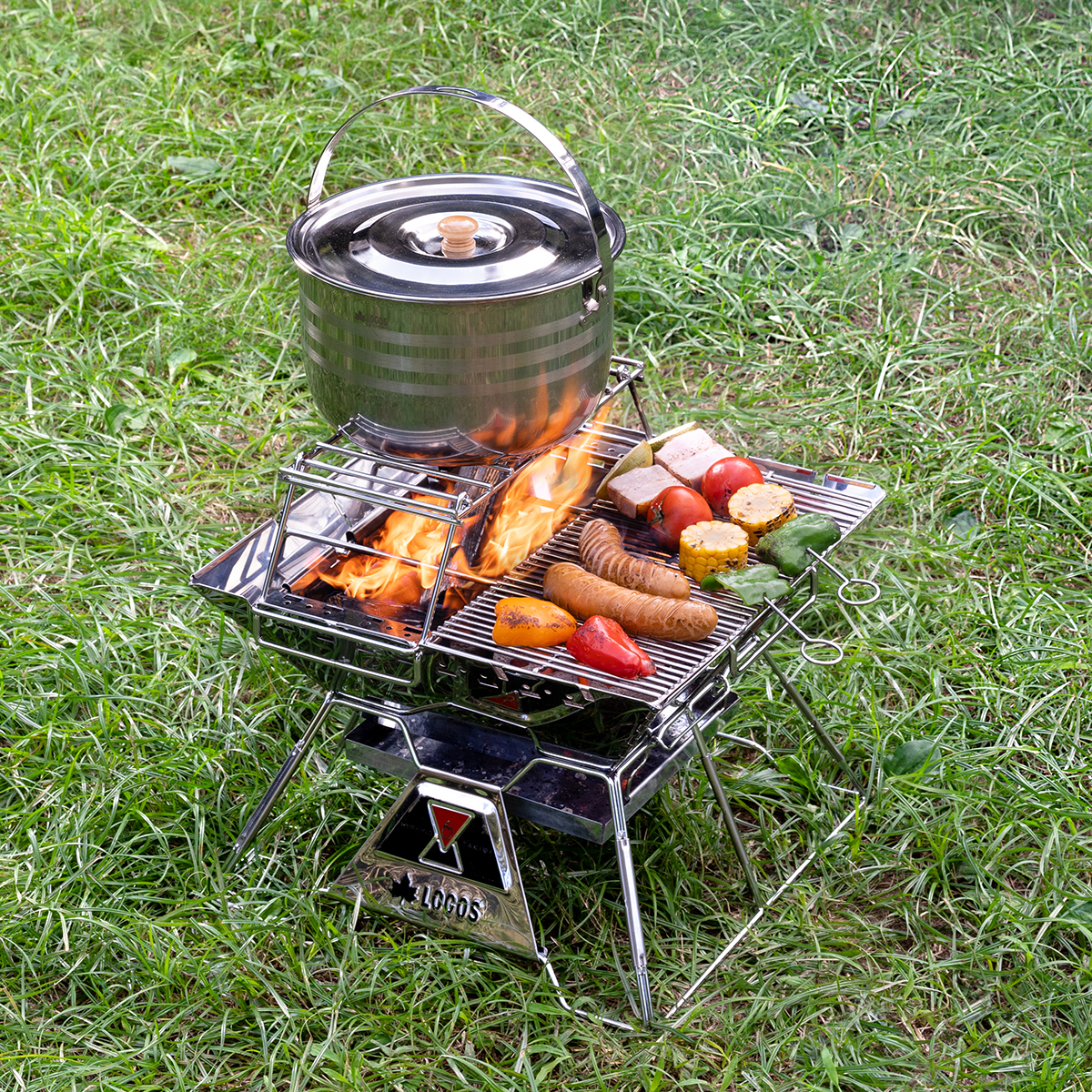 ピラミッド・仕切ゴトク L グリル・たき火・キャンドル