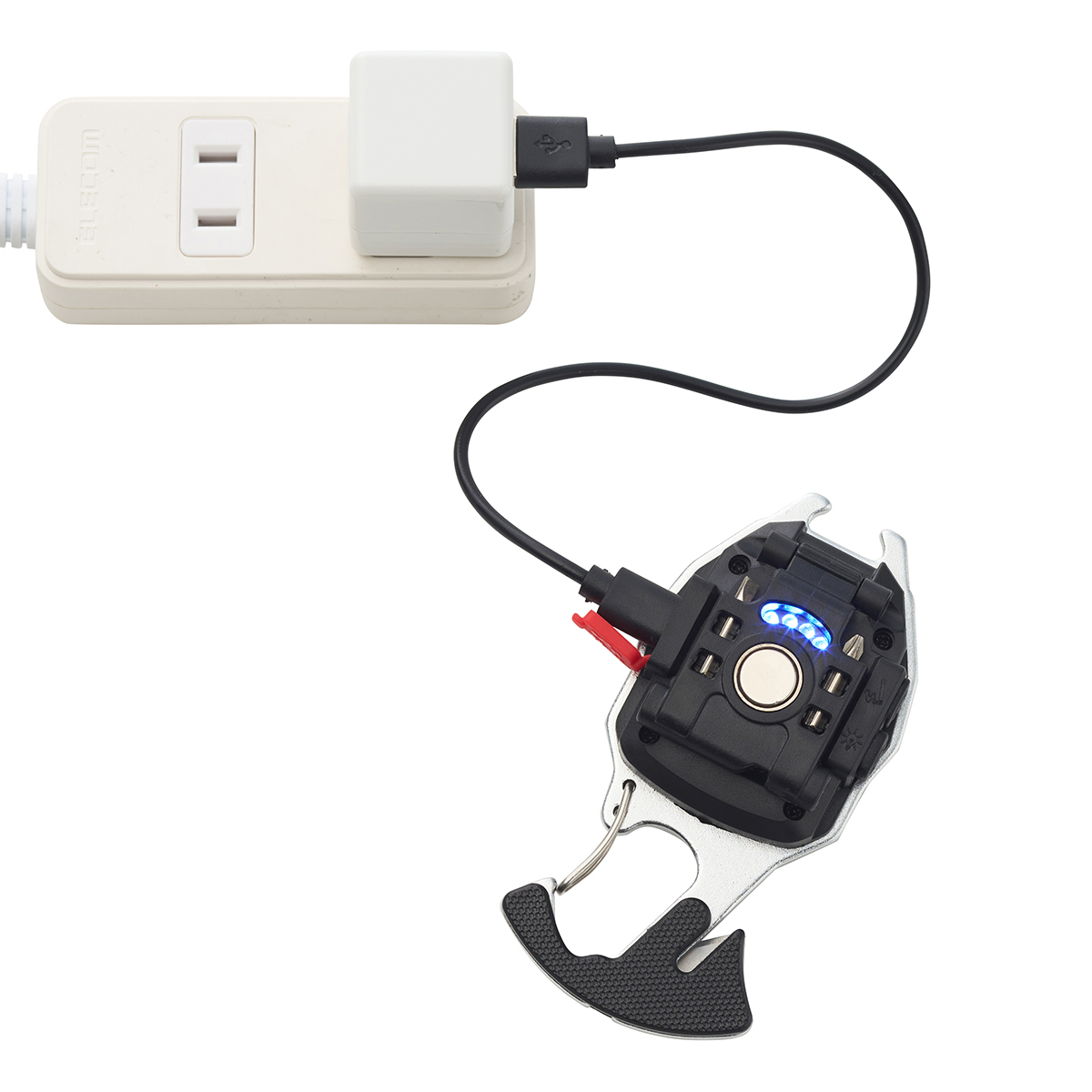 着火できる・USBサバイバルツール グリル・たき火・キャンドル