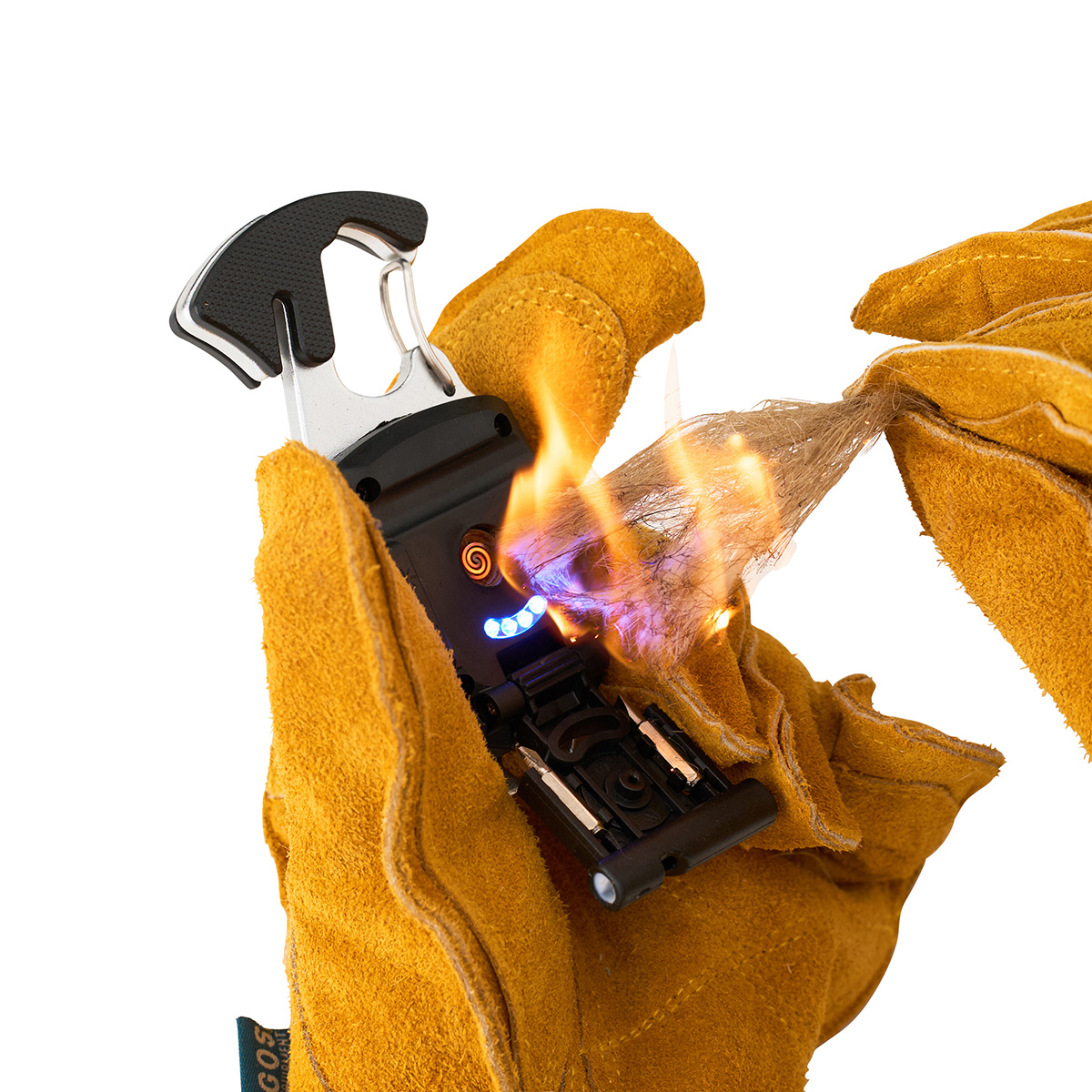 着火できる・USBサバイバルツール グリル・たき火・キャンドル