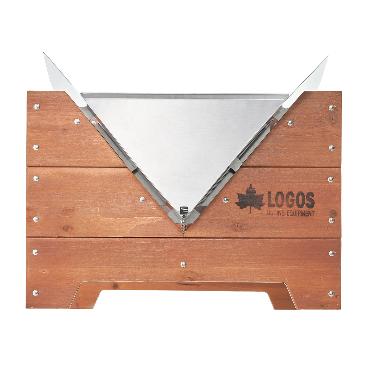 【2月26日販売開始】LOGOS ウッディファイヤーベース グリル・たき火・キャンドル