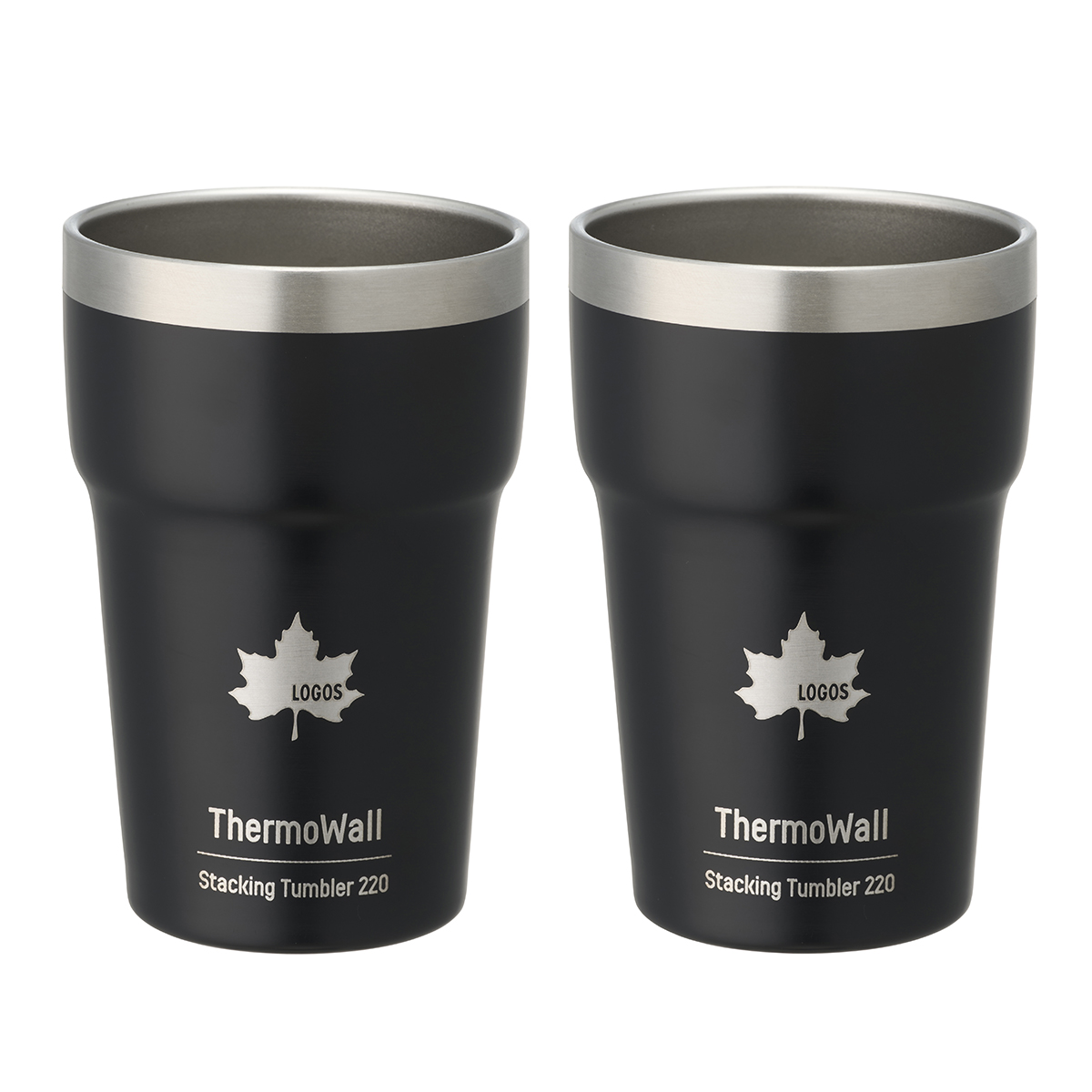 ThermoWall 真空断熱スタッキングタンブラー220（2pcs） キッチンウェア