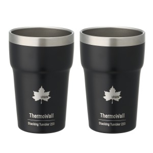 ThermoWall 真空断熱スタッキングタンブラー220（2pcs）