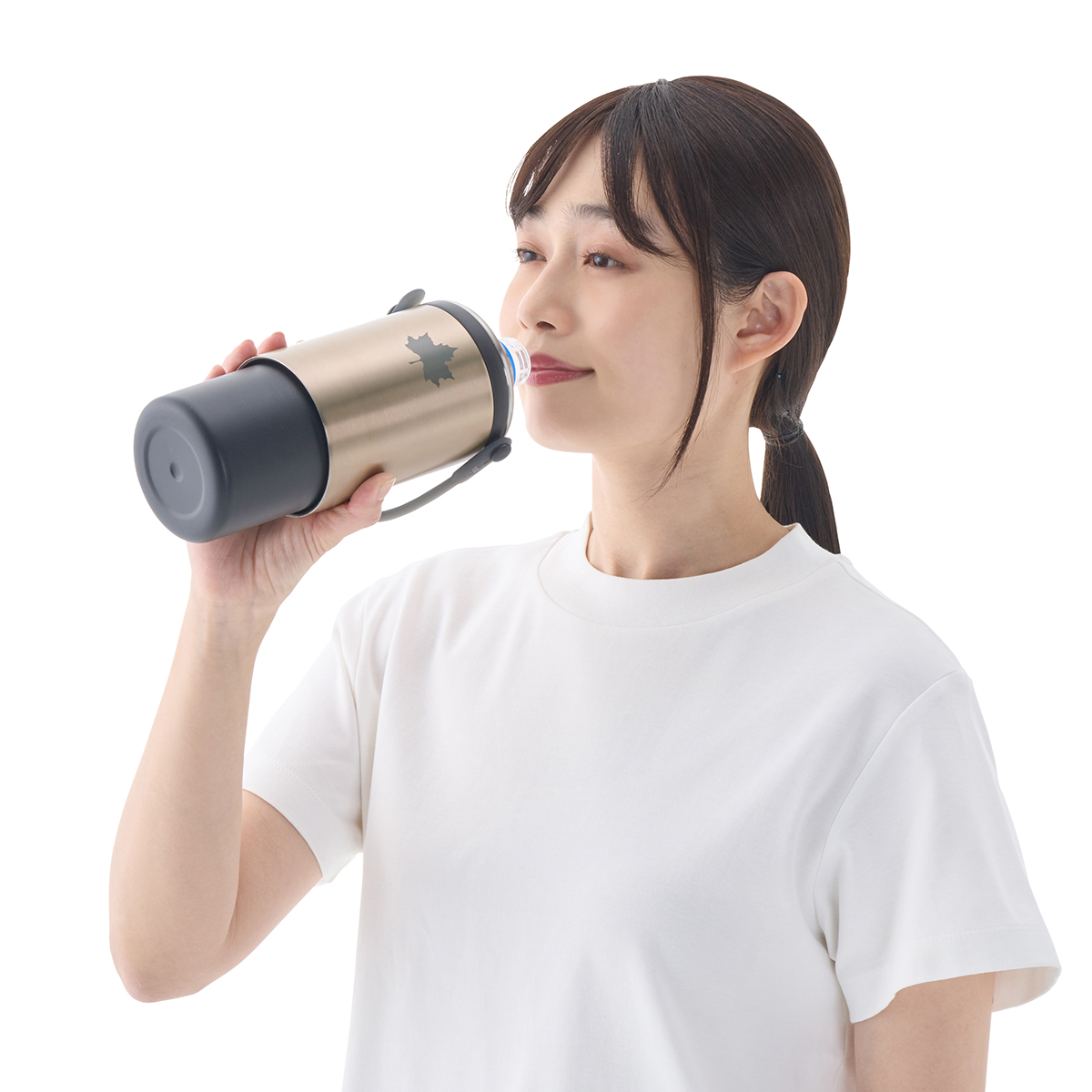 【6月26日販売開始】真空「温・冷」ペットボトルシリンダー 保冷グッズ