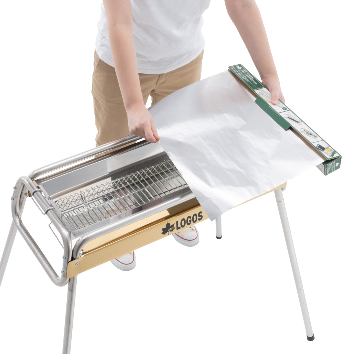 （グリルにぴったり）BBQお掃除楽ちんシート・ワイド（極厚） グリル・たき火・キャンドル