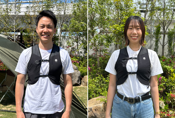 体型問わず着用できるフリーサイズ
