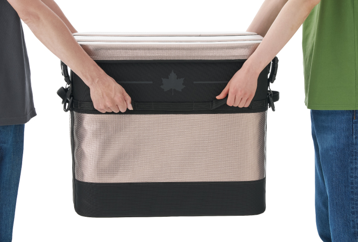 二人でも持ち運びしやすい設計