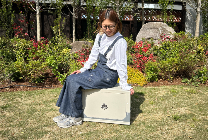 座ることもできるタフさ