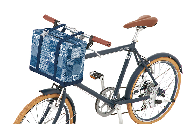 自転車のハンドルに
